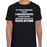 No worries its just a cold t-shirt coronavirus / corona crisis zwart voor dames