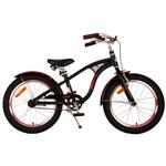 Volare black cruiser kinderfiets - jongens - 18 inch - zwart - 95% afgemonteerd