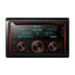 Autoradio met Bluetooth, CD Speler, DAB+ en FM Radio - USB - 1 DIN - Retro Chroom Design (RCD120DAB-BT)