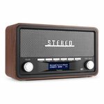 Audizio Corno retro DAB+ radio met Bluetooth - Stereo draagbare radio