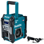 Draagbare DAB-radio & Bluetooth-luidspreker C10 - Wit / Blauw