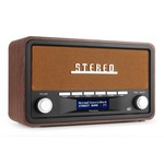 Audizio Corno retro DAB+ radio met Bluetooth - Stereo draagbare radio