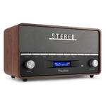 Muse MT-115 DAB stereo vintage muziekcenter met DAB+, FM, CD, USB, platenspeler en Bluetooth