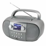 Denver TDC-280 - Boombox - DAB - FM - Radio - CD speler - AUX input - Klok - Wekker - Zwart