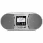 Boombox met DAB+, FM radio en CD/ MP3 speler Lenco Zilver