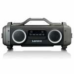 Draagbare boombox met DAB? radio, Bluetooth??, CD, casette recorder en USB speler Lenco SCD-720SI Zwart-Zilver
