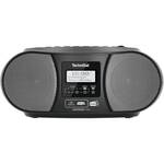 Boombox met DAB, FM radio en CD/ MP3 speler Lenco Zilver