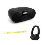 Philips TAZ6000/00 DAB+ Radio incl. GRATIS Draadloze Headphone