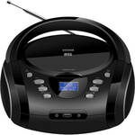 Draagbare DAB radio met CD-speler en Bluetooth?? Lenco SCD-24DAB BK Zwart-Zilver