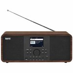 Denver DAB Radio met Bluetooth - Digitale Radio ??? Retro Radio ??? DAB / FM Radio - DAB18 ??? Hout ??? DARKGREY