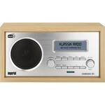 Denver DAB Radio met Bluetooth - Digitale Radio ??? 40 voorkeuzezenders ??? DAB / FM Radio - DAB48 ??? Hout/Grijs