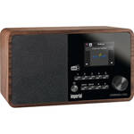 DAB radio met Bluetooth - Audizio Naples - internetradio - DAB radio met CD-speler - FM - hout/bruin