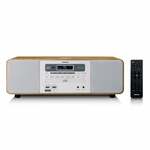 DAB radio met Bluetooth - Audizio Milan - DAB radio retro met accu en FM radio - Hout