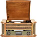 Stereo DAB FM radio, CD, 2 USB, Bluetooth??, QI en afstandsbedienung Lenco Hout