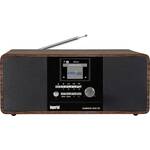 DAB radio met Bluetooth - Audizio Milan - DAB radio retro met accu en FM radio - Hout