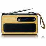 Denver DAB Radio - Retro Radio - Bluetooth - DAB FM - Dimbaar - Batterijen & Netstroom - DAB18DG