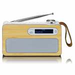 Denver DAB Radio - Retro Radio - Bluetooth - DAB+/ FM - Dimbaar - Batterijen & Netstroom - DAB18DG