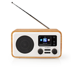 Denver DAB Radio - Retro Radio - Bluetooth - DAB FM - Dimbaar - Batterijen - Netstroom - DAB18LW