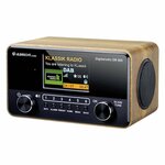 Sangean DDR-7X Radio DAB+, VHF (FM) AUX, Bluetooth Toetsvergrendeling, Oplaadbaar Hout (licht)