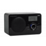 Pinell Supersound 301 Tafelradio DAB+ Internetradio BT Streaming - Zwart