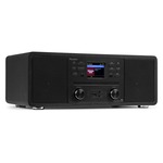 Audizio stereo set met zilver Brescia DAB radio met internetradio,