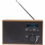DAB radio met Bluetooth - Audizio Milan - DAB radio retro met accu en FM radio - Zwart