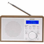 Denver Dab Radio Met Bluetooth - Digitale Radio ??? Retro Radio ??? Dab / Fm Radio - Dab18 ??? Hout ??? Darkgrey