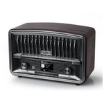 Denver DAB Radio met Bluetooth - Digitale Radio - Retro Radio - DAB+ / FM Radio - DAB18 - Hout