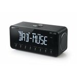 DAB+/FM Wekkerradio met een kleuren display Lenco Wit
