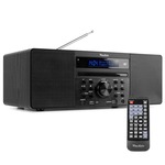 Sangean DCR-89+ Wekkerradio DAB+, VHF (FM) AUX, USB Accu laadfunctie, Wekfunctie Zwart