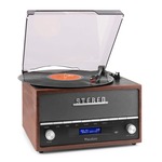 DAB+/FM Wekkerradio met een kleuren display Lenco Wit