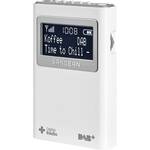 Roxx DAB 201 Zakradio DAB+, VHF (FM) Oplaadbaar Wit