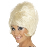 Blonde pruik schouderlengte voor dames
