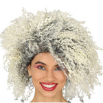 Verkleed pruik jaren 80 dames pruik - blond - gekruld - wilde krullen - Madonna look