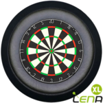 Lena Dartbord Verlichting Basic XL Zwart