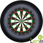 LENA Dartbord Verlichting Deluxe Rood