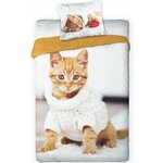 Animal Pictures Dekbedovertrek Kitten - Eenpersoons - 140 x 200 cm - Wit