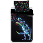 DREAMEE Dekbedovertrek - Dinosaur - 140 x 200 cm