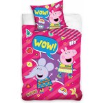 Peppa Pig - mouse love Dekbedovertrek - 140x200 cm - 70 x 90 cm