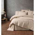 Beddengoedset - 1 dekbedovertrek 220 x 240 cm + 2 kussenslopen 60 x 60 cm - 100% katoen - Beige