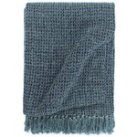 VidaXL Plaid 160x210 cm katoen indigo-blauw