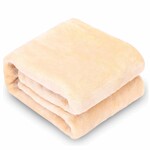Nobleza Dekentje voor huisdieren - Beige microvezel - Maat S - 75x75 cm