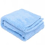 Nobleza Deken voor hond en kat - Grijs pluche - Maat L - 100x120 cm