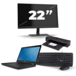 Dell Latitude E5250 - Intel Core i5-5300U - 8GB - 500GB HDD - HDMI - A-Grade + Docking + 2x 23'' Widescreen Monitor