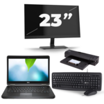 Dell Latitude E6510 - Intel Core i5-520M - 8GB - 500GB HDD - HDMI - A-Grade + Docking + 3x 24'' Widescreen Monitor
