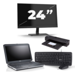 Dell Latitude E6510 - Intel Core i5-520M - 8GB - 500GB HDD - HDMI - A-Grade + Docking + 2x 22'' Widescreen Monitor