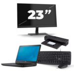 Dell Latitude E6410 - Intel Core i7-620M - 8GB - 500GB HDD - HDMI - A-Grade + Docking + 3x 24'' Widescreen Monitor