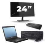 Dell Latitude E6540 - Intel Core i5-520M - 8GB - 500GB HDD - HDMI - A-Grade + Docking + 2x 22'' Widescreen Monitor
