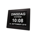 Digitale Dementieklok met XL Beeldscherm