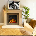 Elektrische haard - met verwarmingsfunctie - 1,8 kW - 2 vermogensniveaus - modern design